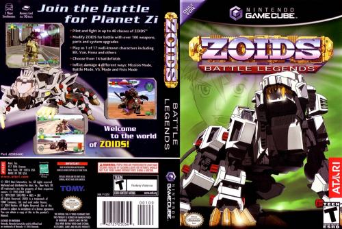 Zoids Battle Legends Cover - Click for full size image
